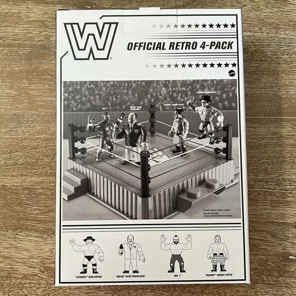 Mattel Creations WWE WWF Retro Figures Set Wave 1 Wrestlers 4 pack New Wrestling - Picture 2 of 3